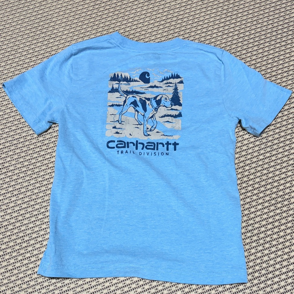 5 Carhartt Light Blue Trail Division Tee